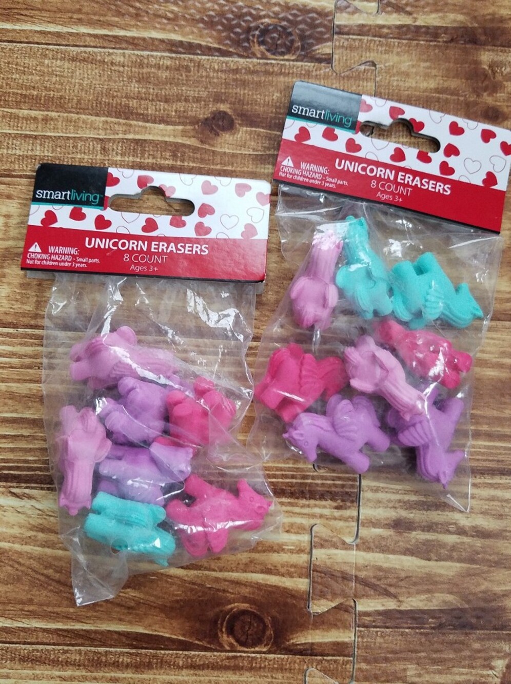 SmartLiving Unicorn Erasers Lot 15ct Party Favors Goodie Bags School Supplies
